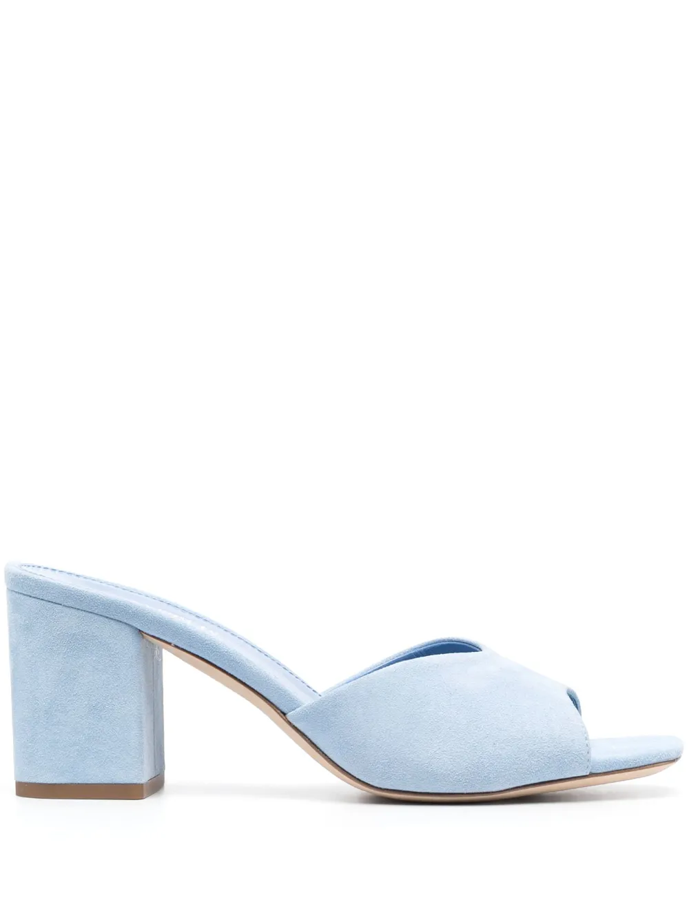 Paris Texas Anja 80mm Mules In Blue