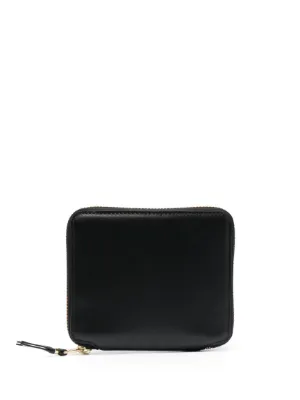 Denim Tears x Comme Des Garçons Leather Zip Wallet | Black | FARFETCH
