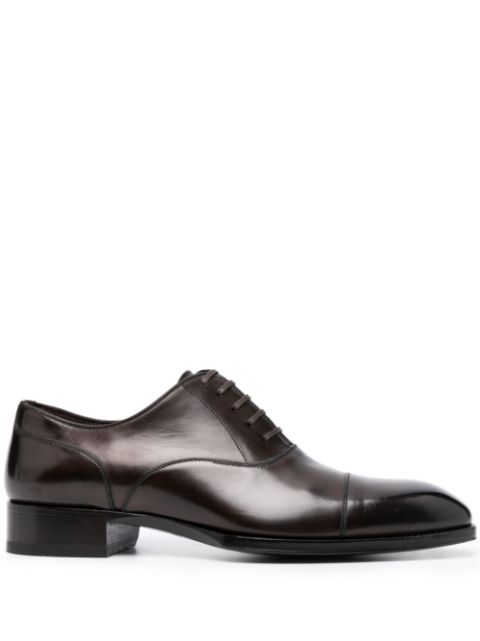 TOM FORD Elkan lace-up leather oxford shoes