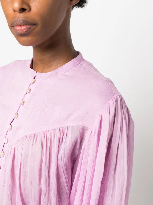 ISABEL MARANT Kiledia cotton-silk Blouse - Farfetch