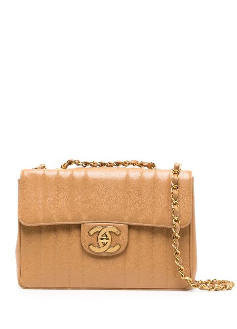 CHANEL 1992 Jumbo Mademoiselle Classic Flap shoulder bag Women