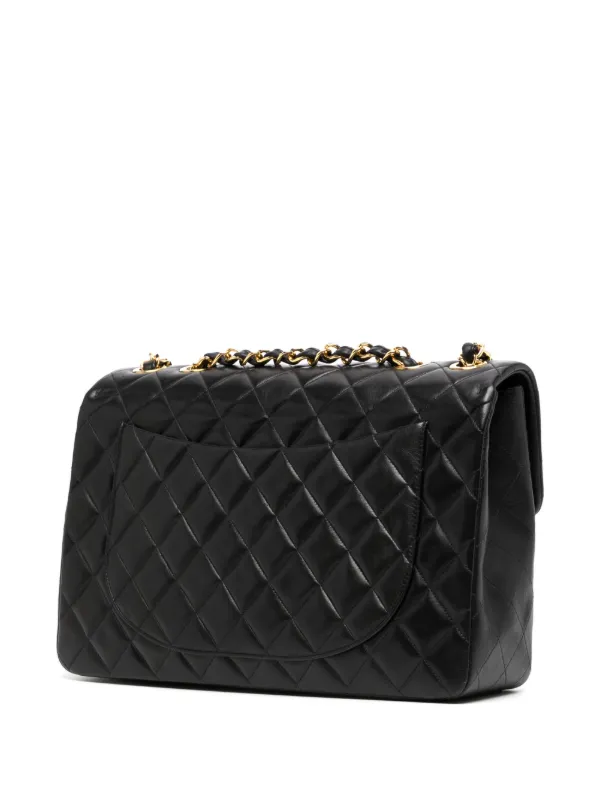 Chanel Flap Bag Mini Black in Lambskin Leather with Gold-tone - US