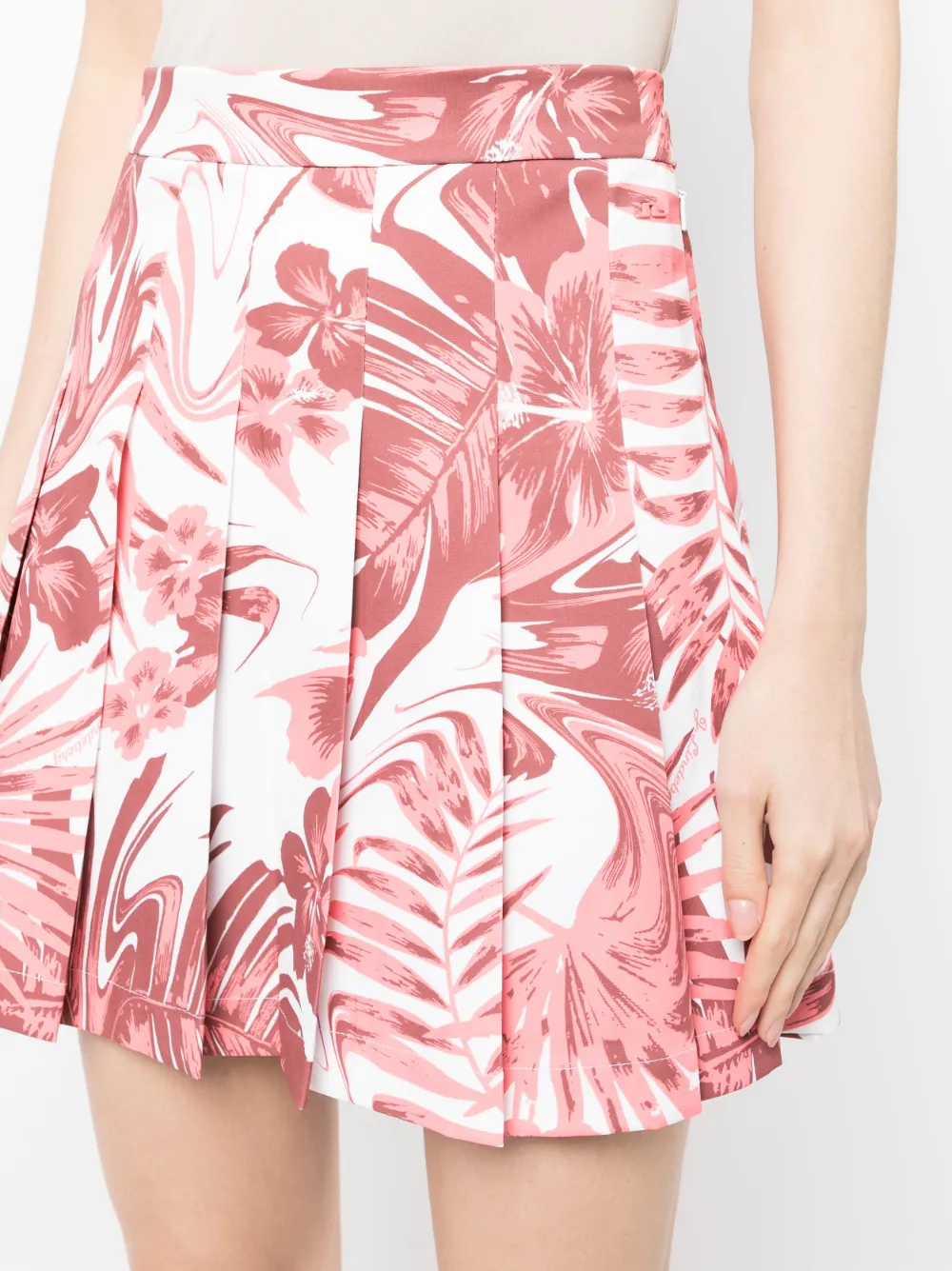 J.Lindeberg Adina floral-print Mini Skirt - Farfetch