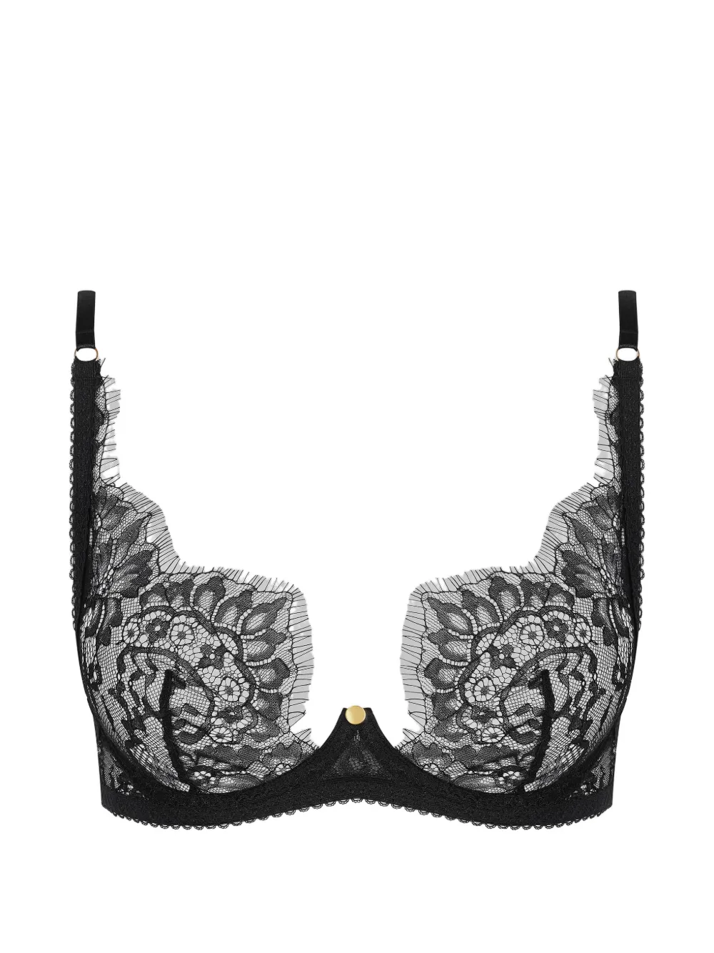 Maison Close Inspiration Divine Scarf floral-lace bra