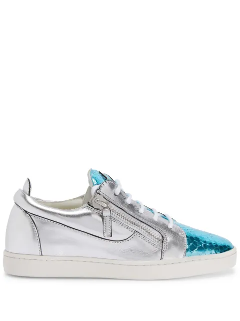 Giuseppe Zanotti Nicki metallic leather sneakers