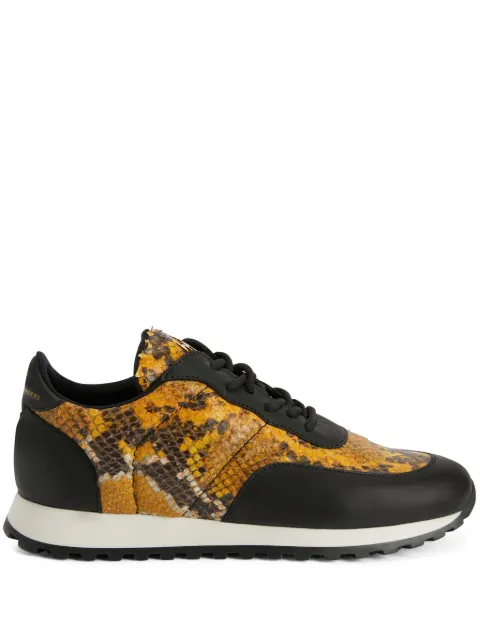 Giuseppe Zanotti Jimi Running panelled leather sneakers