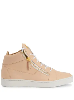 Giuseppe Zanotti Frankie Leather Sneakers | Orange | FARFETCH RO