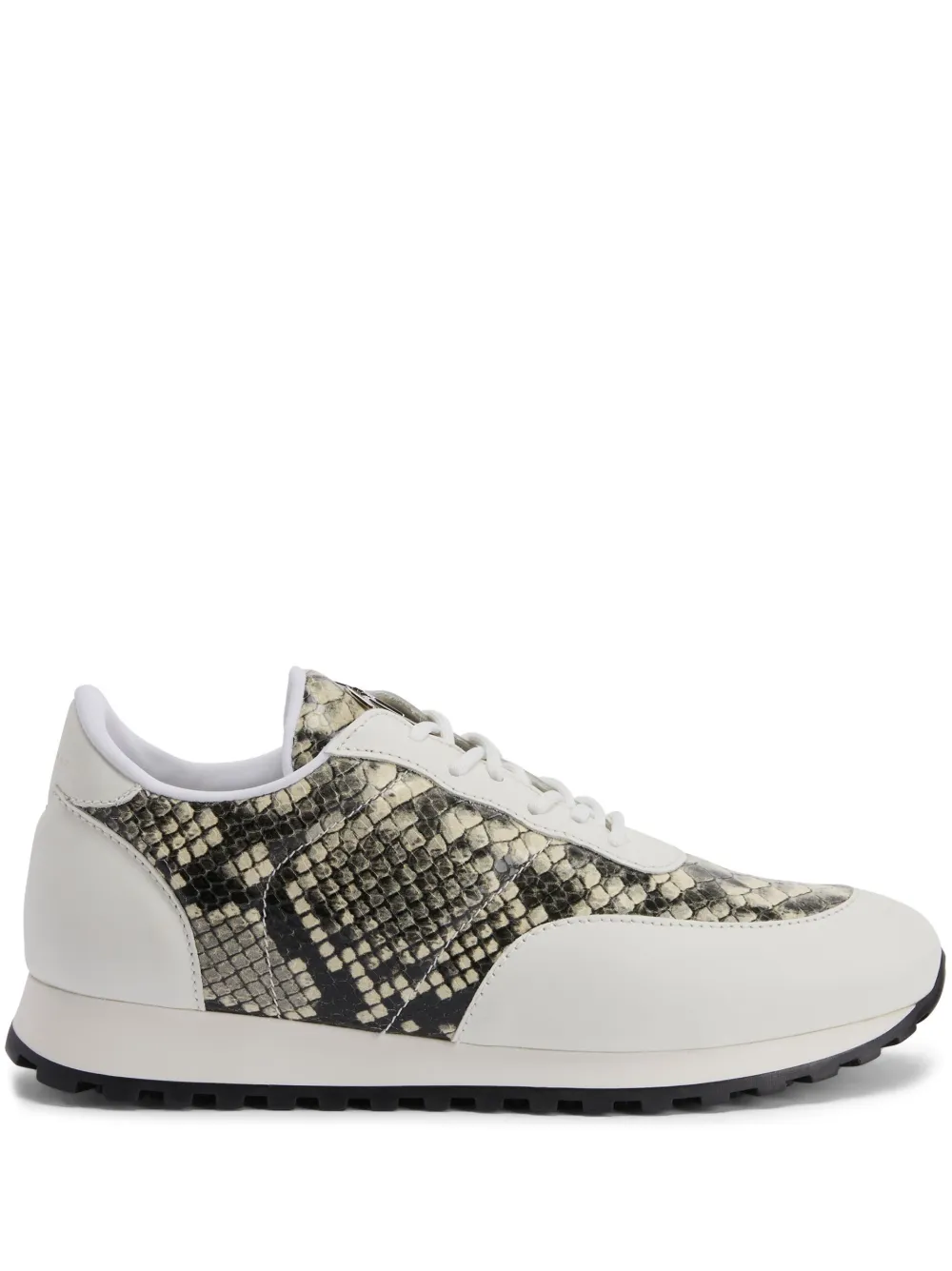Giuseppe Zanotti Jimi Running python-print sneakers | Neutrals | Image 1
