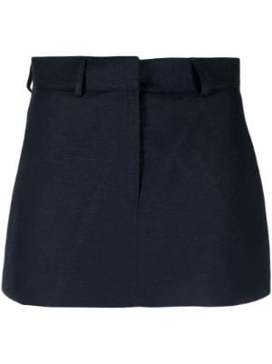 Louis Vuitton LV x YK Buttons Leather Mini Skirt