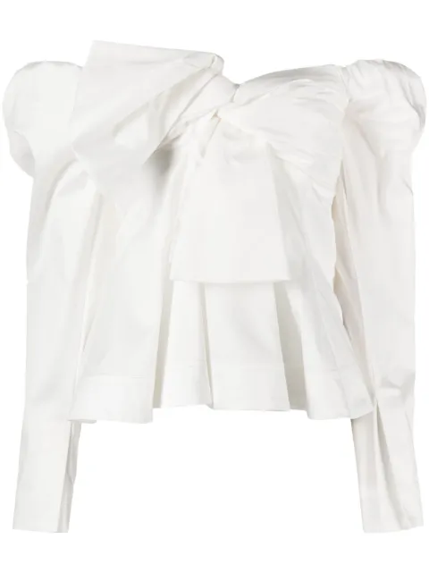 Aje Valentina off-shoulder blouse