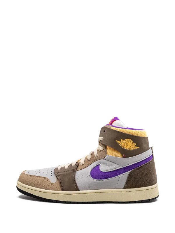 Jordan 1 purple on sale gold