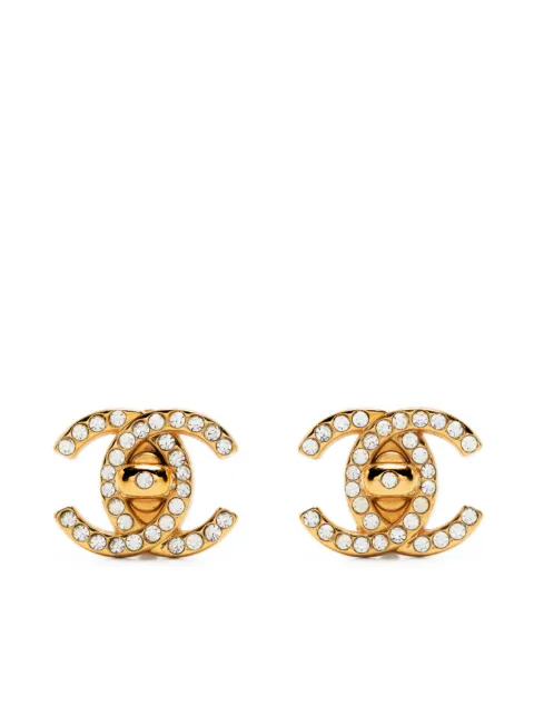 CHANEL Pre-Owned 1996 Ohrringe mit CC