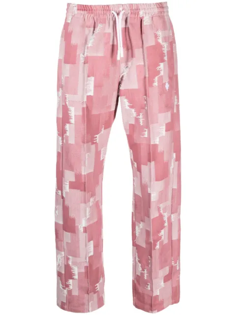 Marcelo Burlon County of Milan pantalon ample à imprimé géométrique