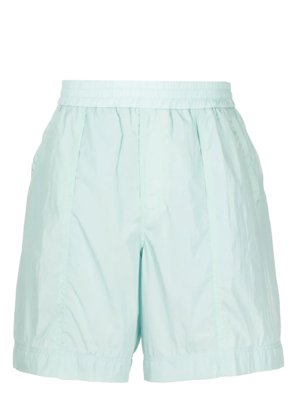 Wooyoungmi Blue Paneled Shorts In Blue
