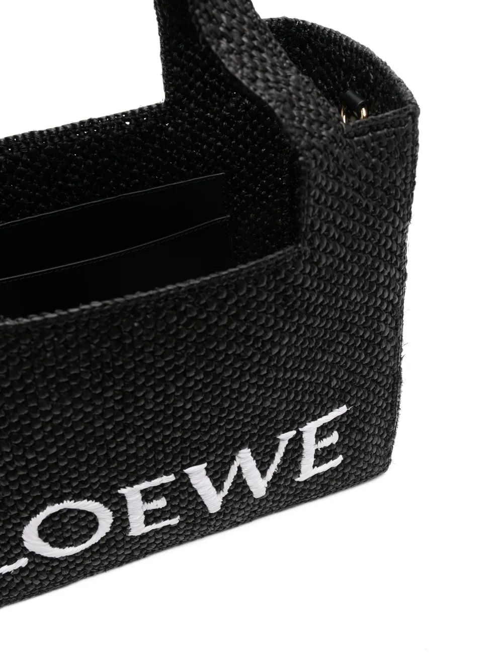 LOEWE FONT 小号拉菲草托特包