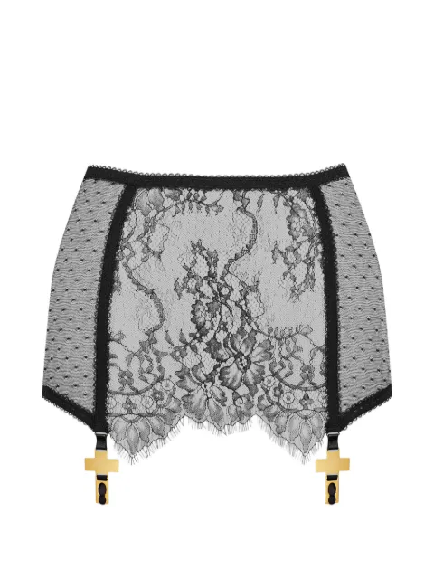 Maison Close Inspiration Divine mini suspender skirt