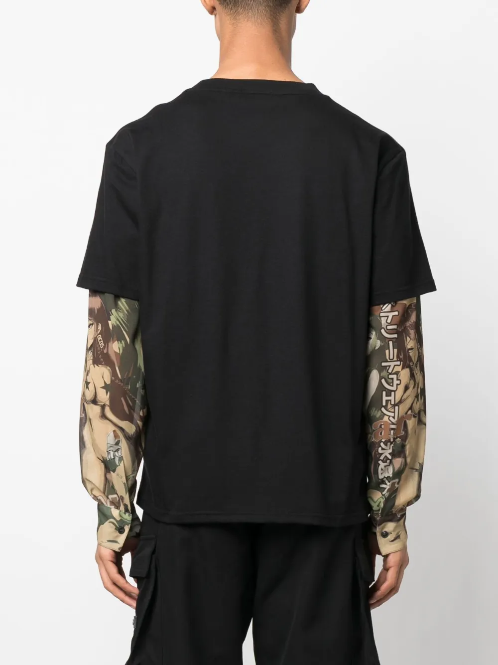 【関税込み】GCDS Tシャツ GCDS グラフィック Tシャツ | ブラック | FARFETCH JP