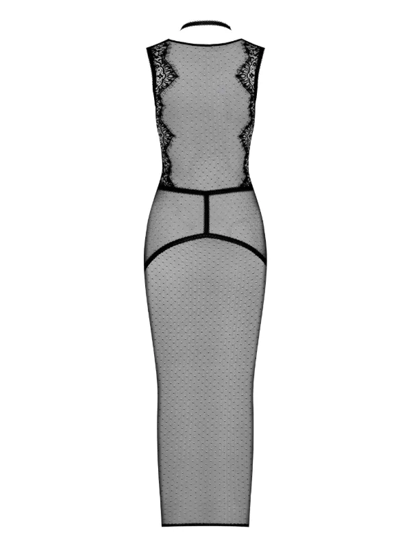 Maison Close Inspiration Divine Sheer Dress | Black | FARFETCH