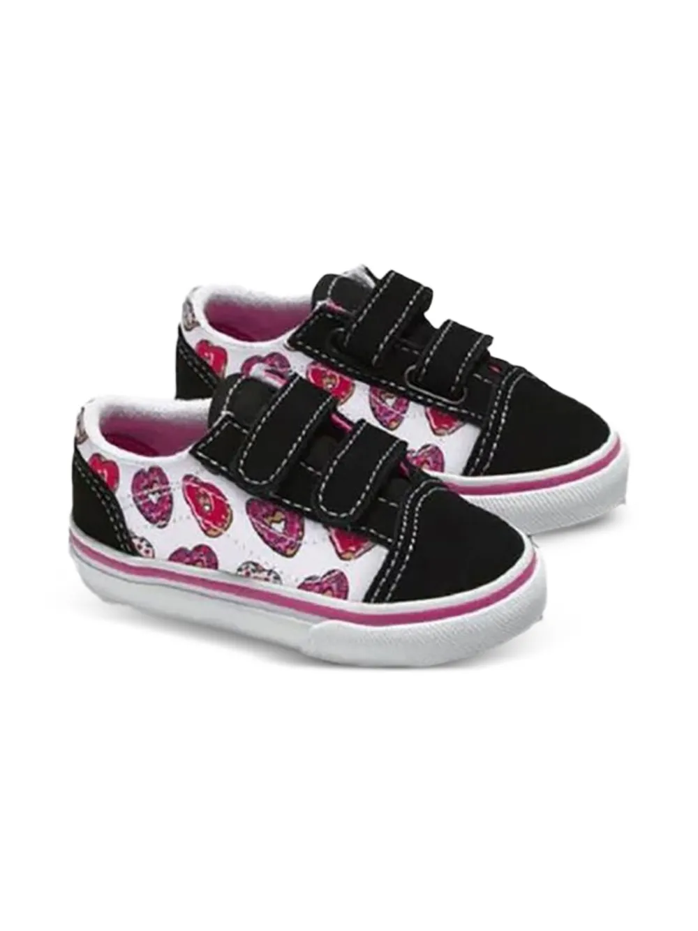Vans Kids Old Skool V Love sneakers Zwart