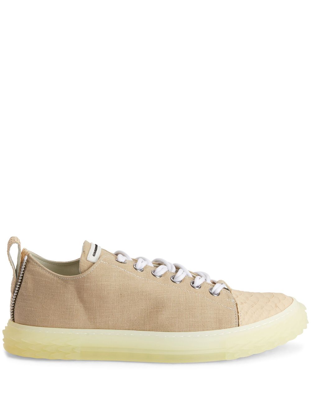 Giuseppe Zanotti Frankie low-top leather sneakers - Neutrals