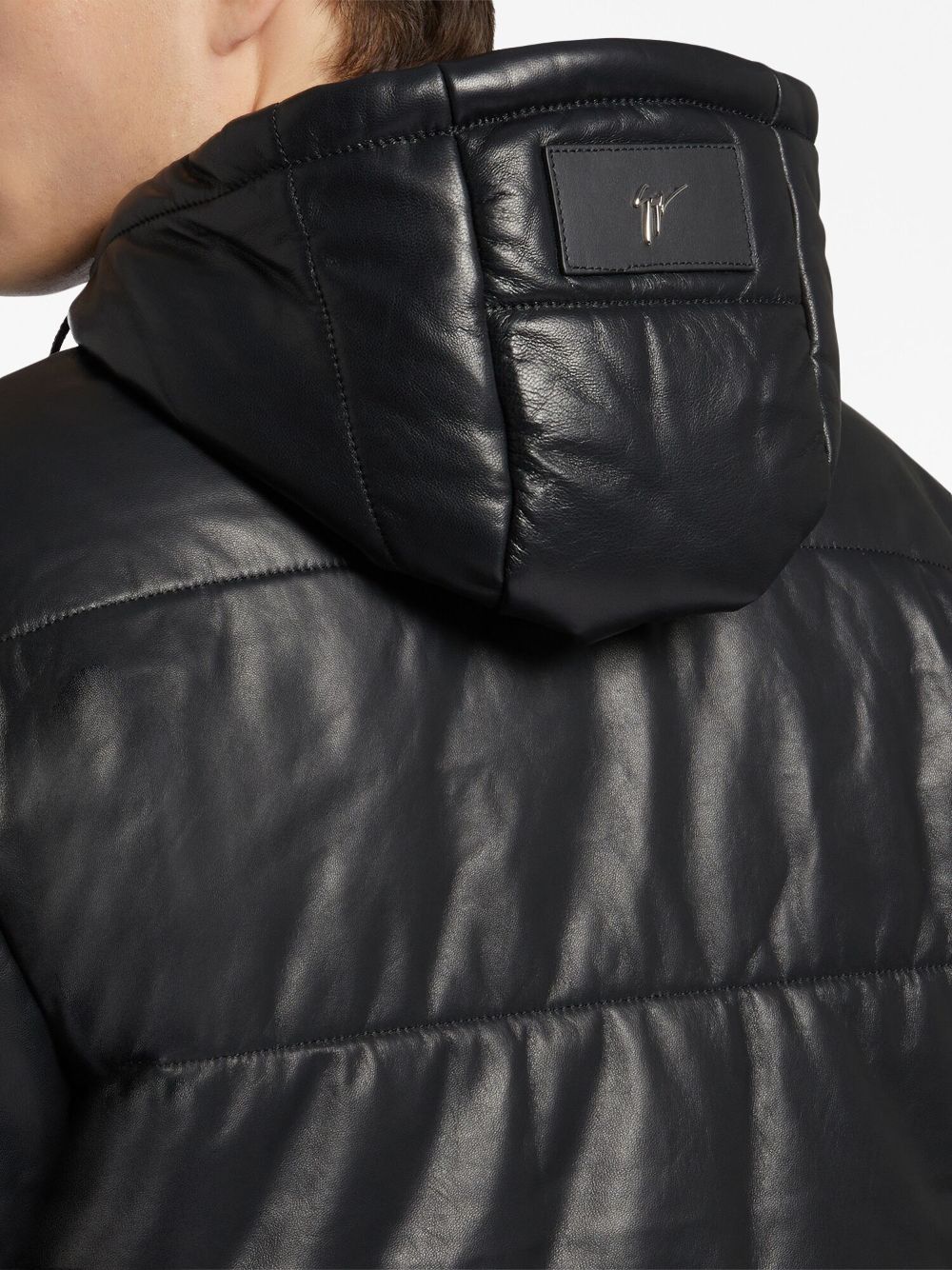 Shop Giuseppe Zanotti Aidak Leather Jacket In Black
