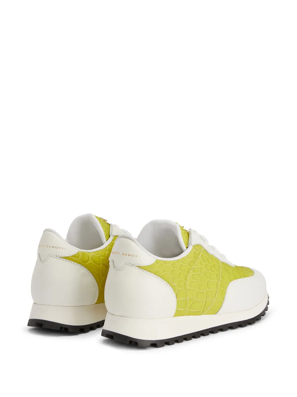 Giuseppe Zanotti Jimi Running leather sneakers Green