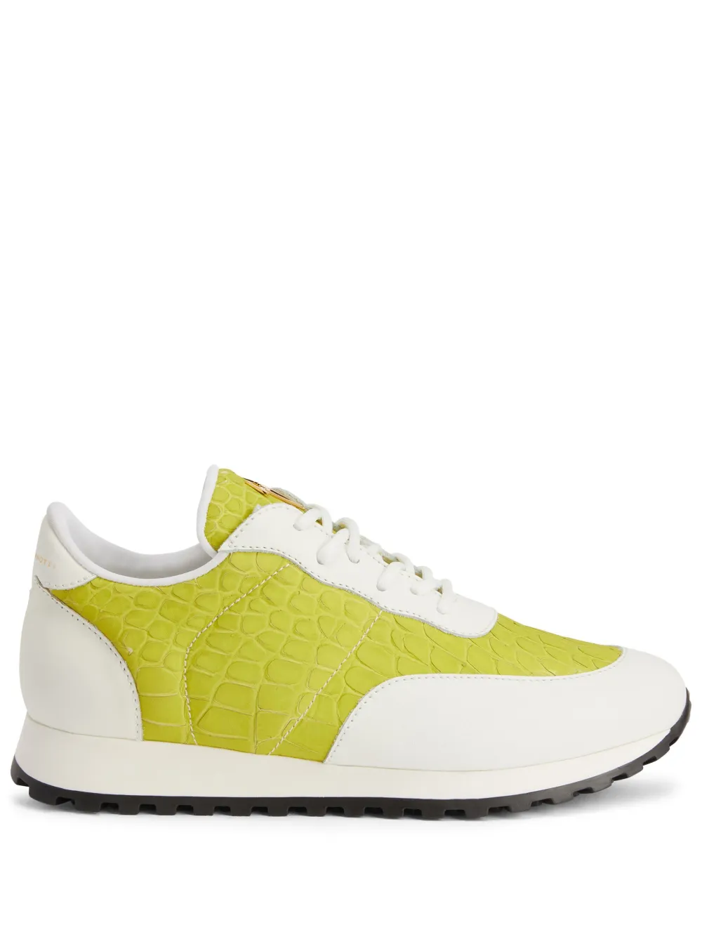 Giuseppe Zanotti Runner leren sneakers Groen