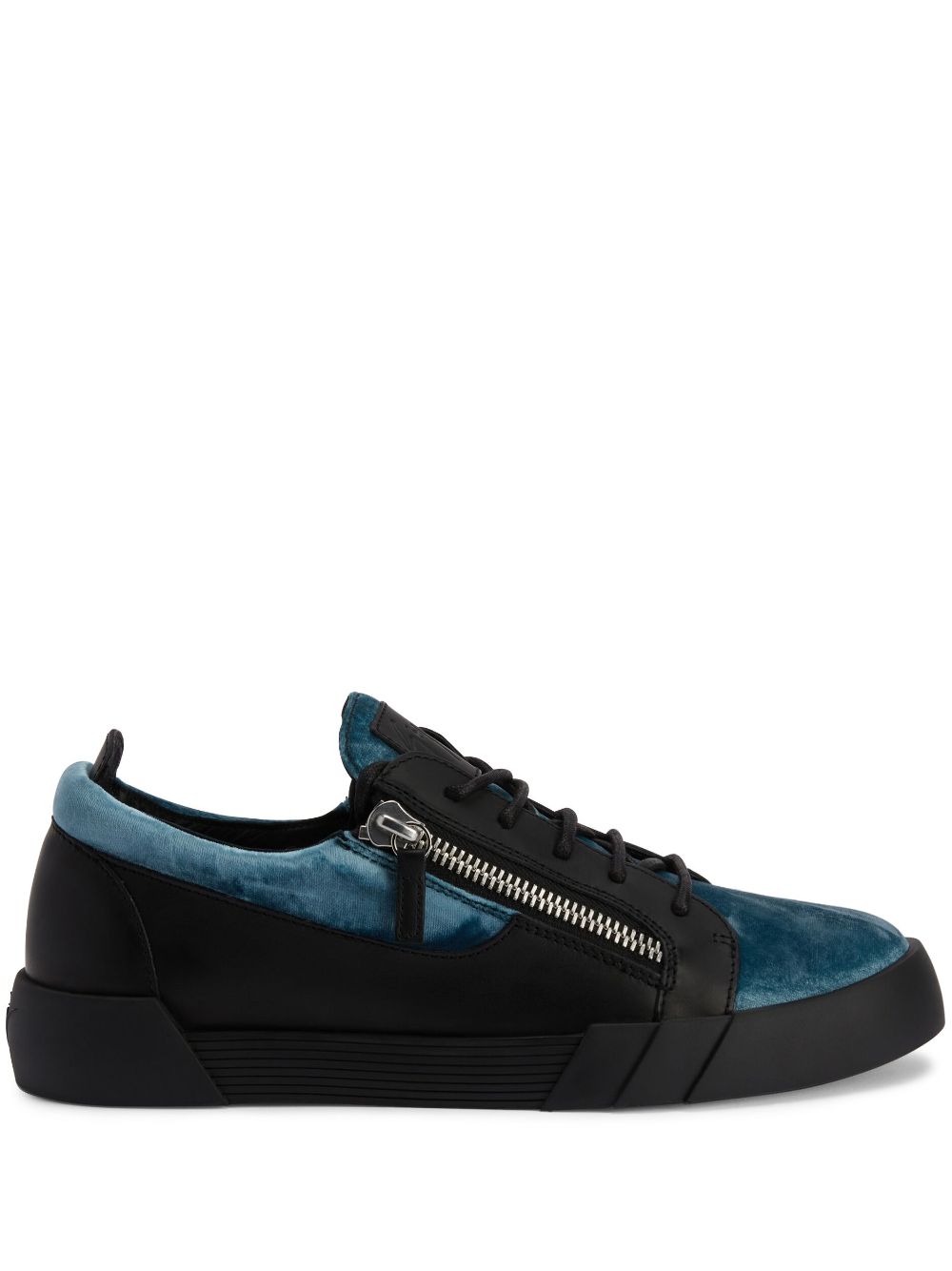 Frankie panelled leather sneakers