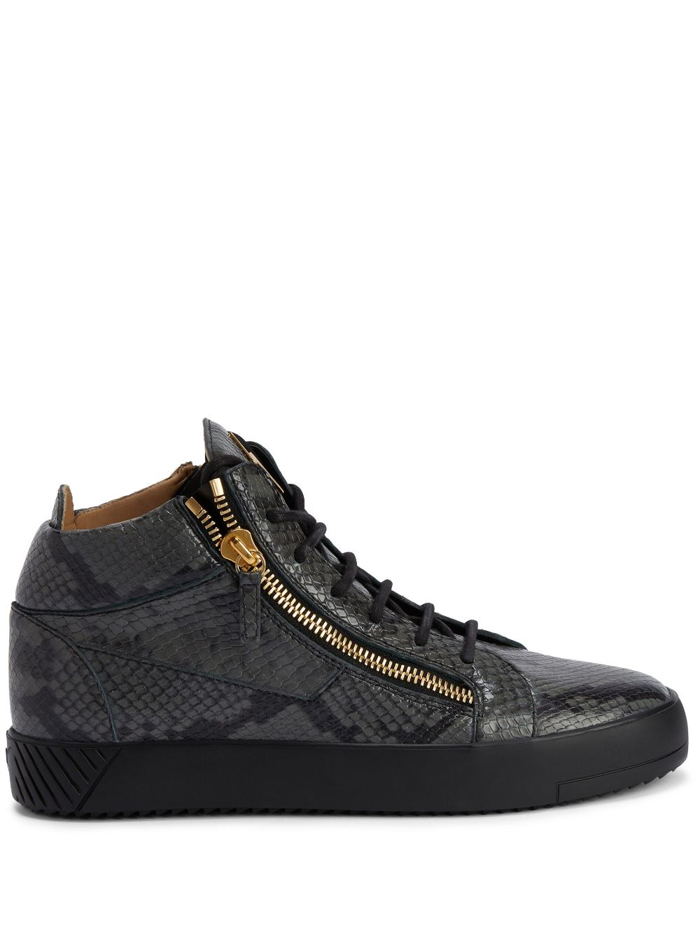 Frankie leather high-top sneakers