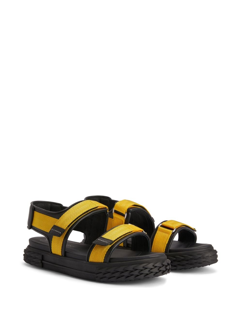 Giuseppe Zanotti Frankie leren sandalen - Zwart