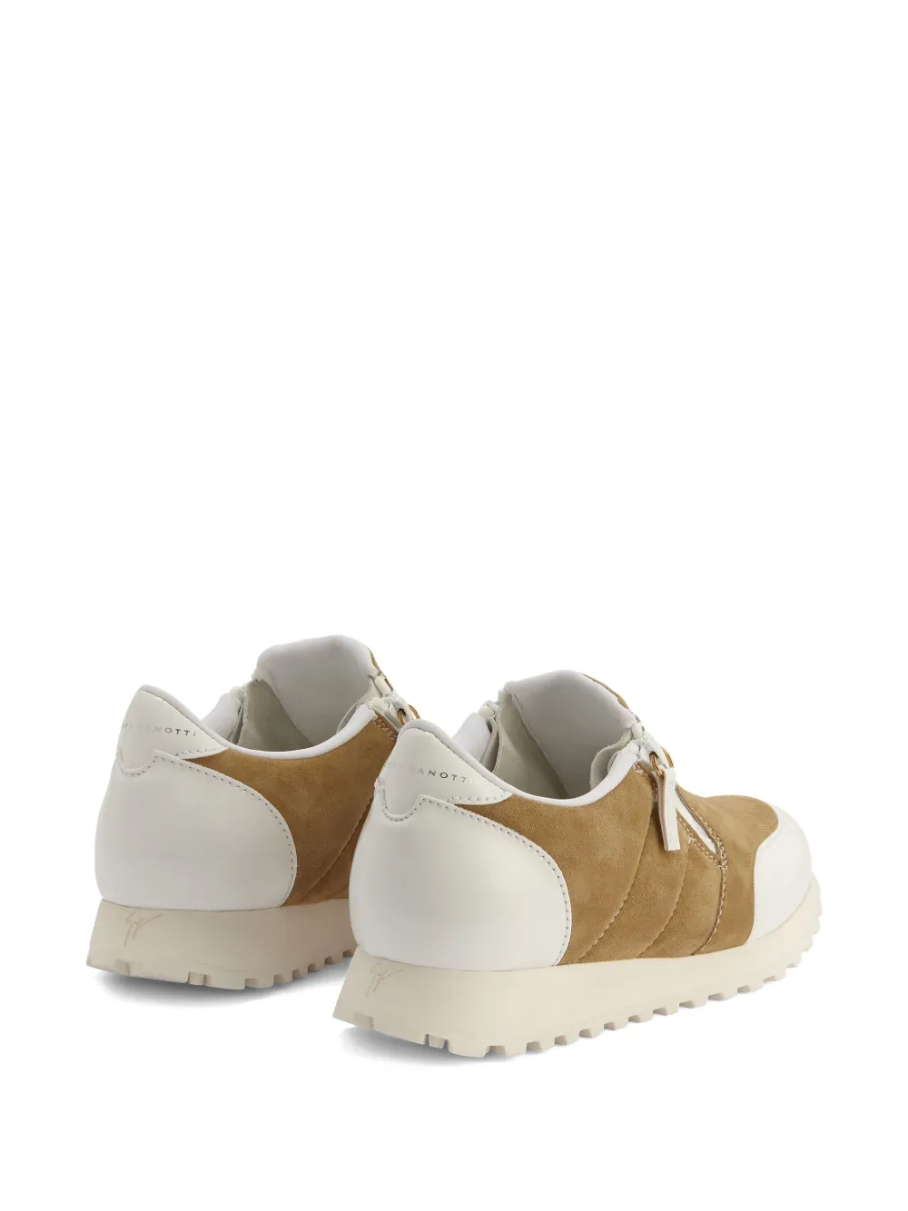 Giuseppe Zanotti Ilde zip-detail suede sneakers Bruin
