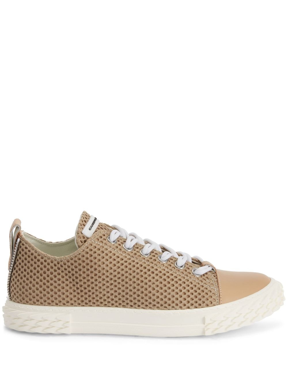 Frankie perforated leather sneakers