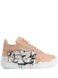 Giuseppe Zanotti Talon graphic-print sneakers - Neutrals