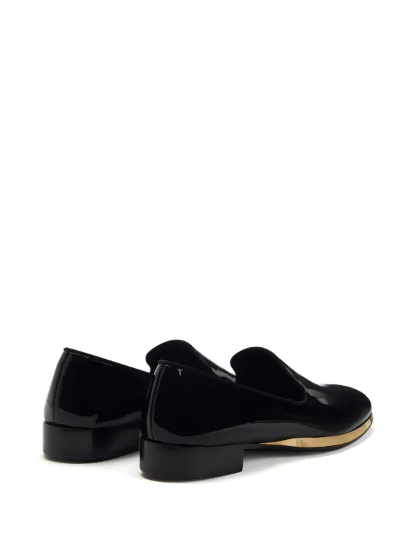 Giuseppe Zanotti GZ Flash Leather Loafers | Black | FARFETCH JO display picture 2