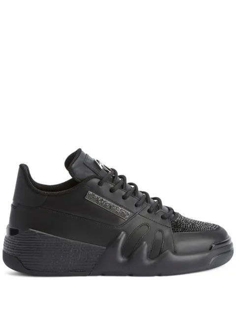 Giuseppe Zanotti Talon rhinestone-embellished leather sneakers