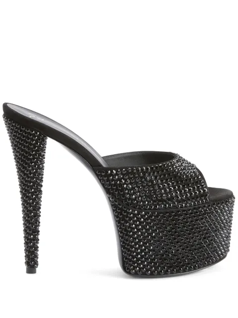 Giuseppe Zanotti Aida 150mm crystal-embellished sandals