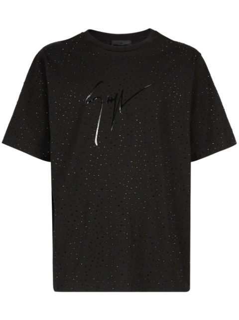 Giuseppe Zanotti logo-print cotton T-shirt