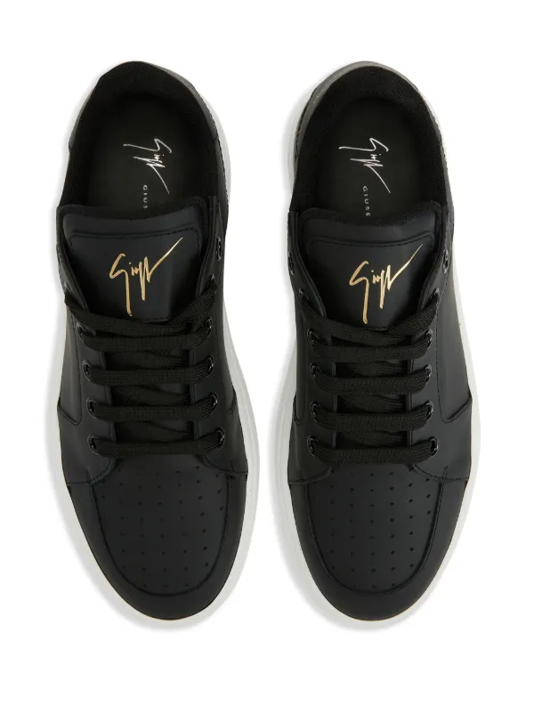 Giuseppe Zanotti Leather low-top Sneakers Black FARFETCH IN