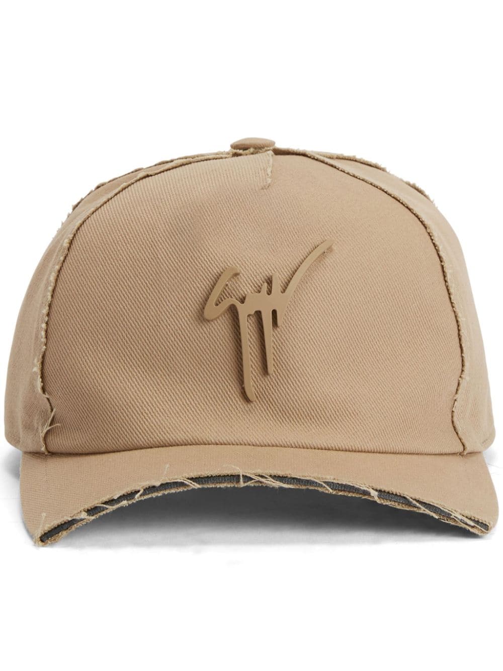 Cohen frayed-detail cap