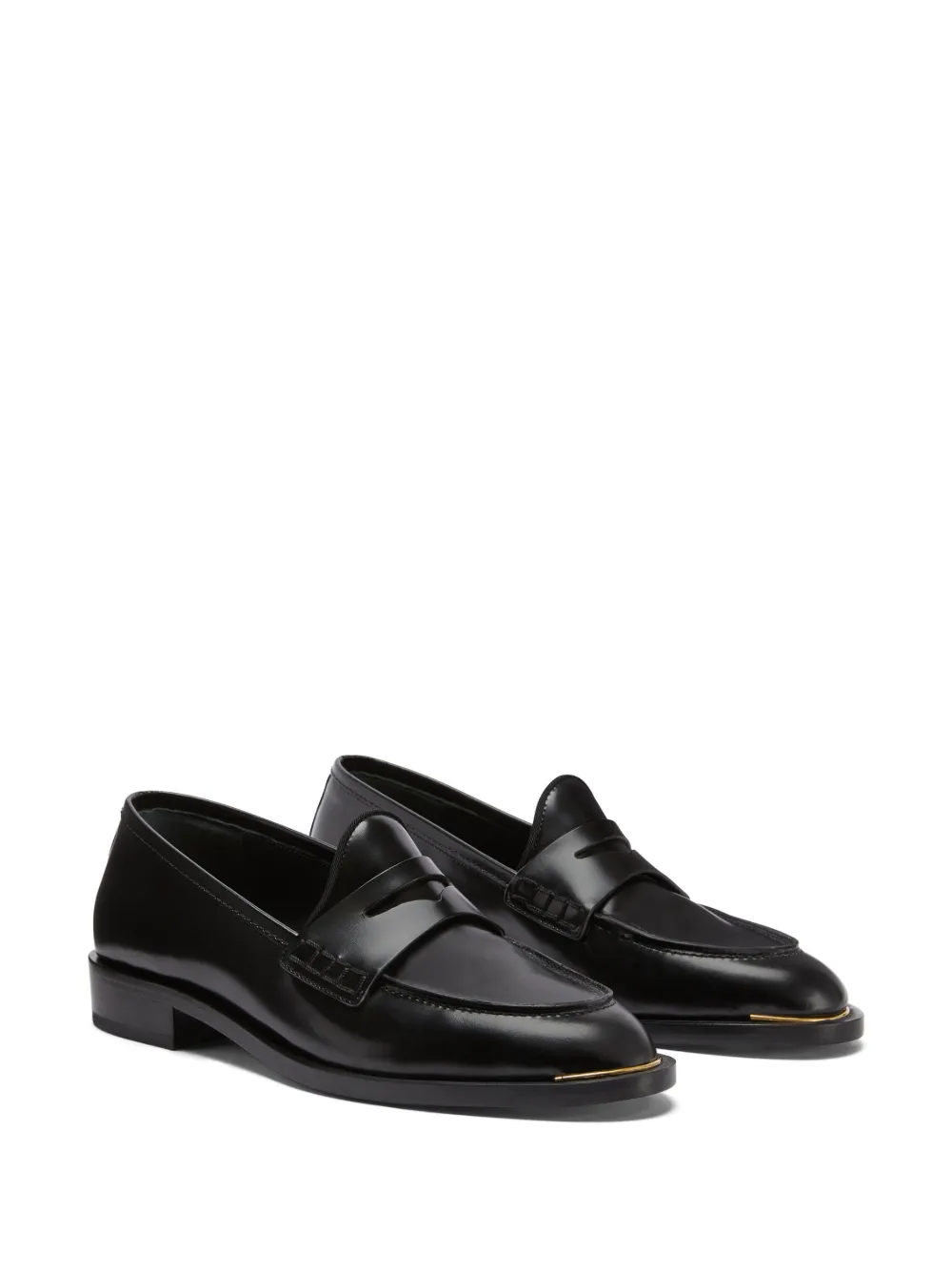 Giuseppe Zanotti Farridha leren loafers - Zwart