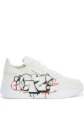 Giuseppe Zanotti Talon graphic-print sneakers - White