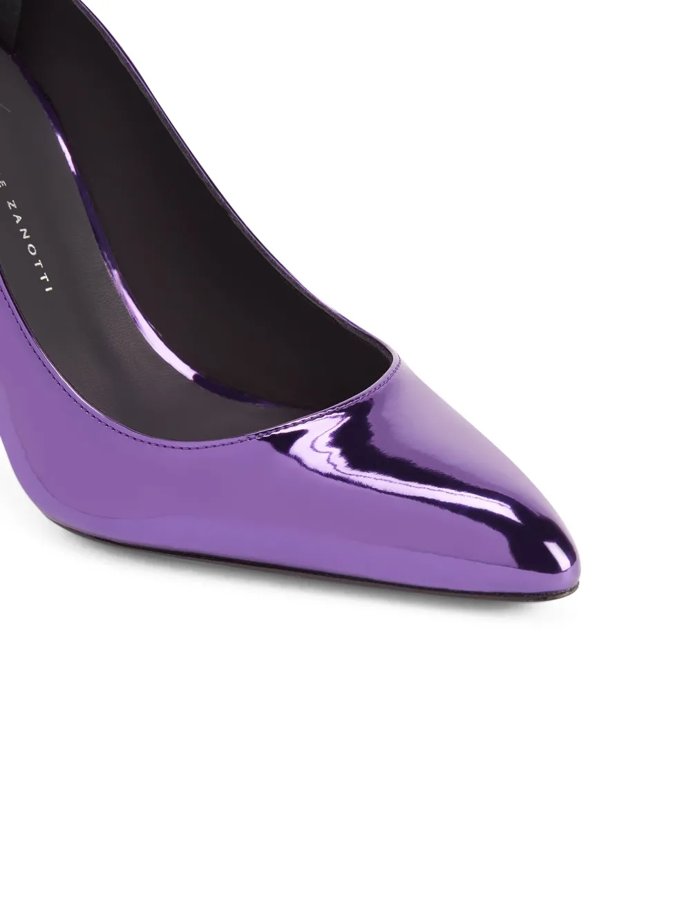 Giuseppe Zanotti Jakye 105mm metallic pumps Purple