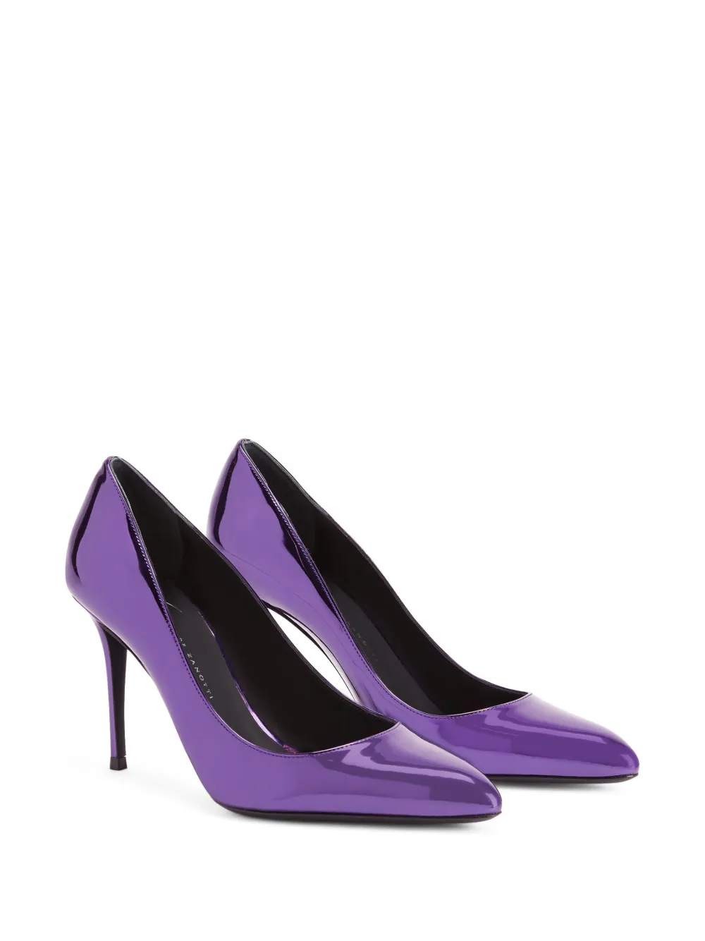 Giuseppe Zanotti Jakye 105mm metallic pumps Purple