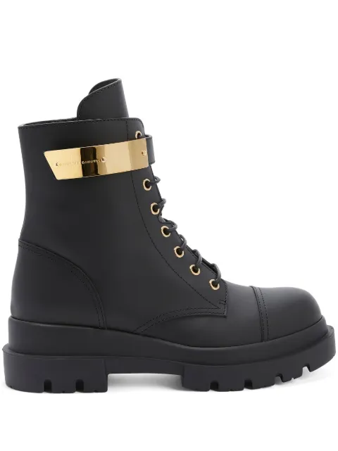 Giuseppe Zanotti Alexa 40mm lace-up biker boots