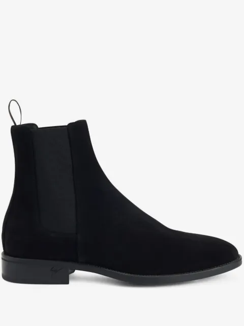 Giuseppe Zanotti Ryim velour Chelsea boots