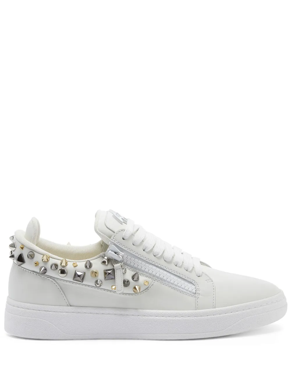 Giuseppe Zanotti tenis bajos con apliques | blanco | Image 1