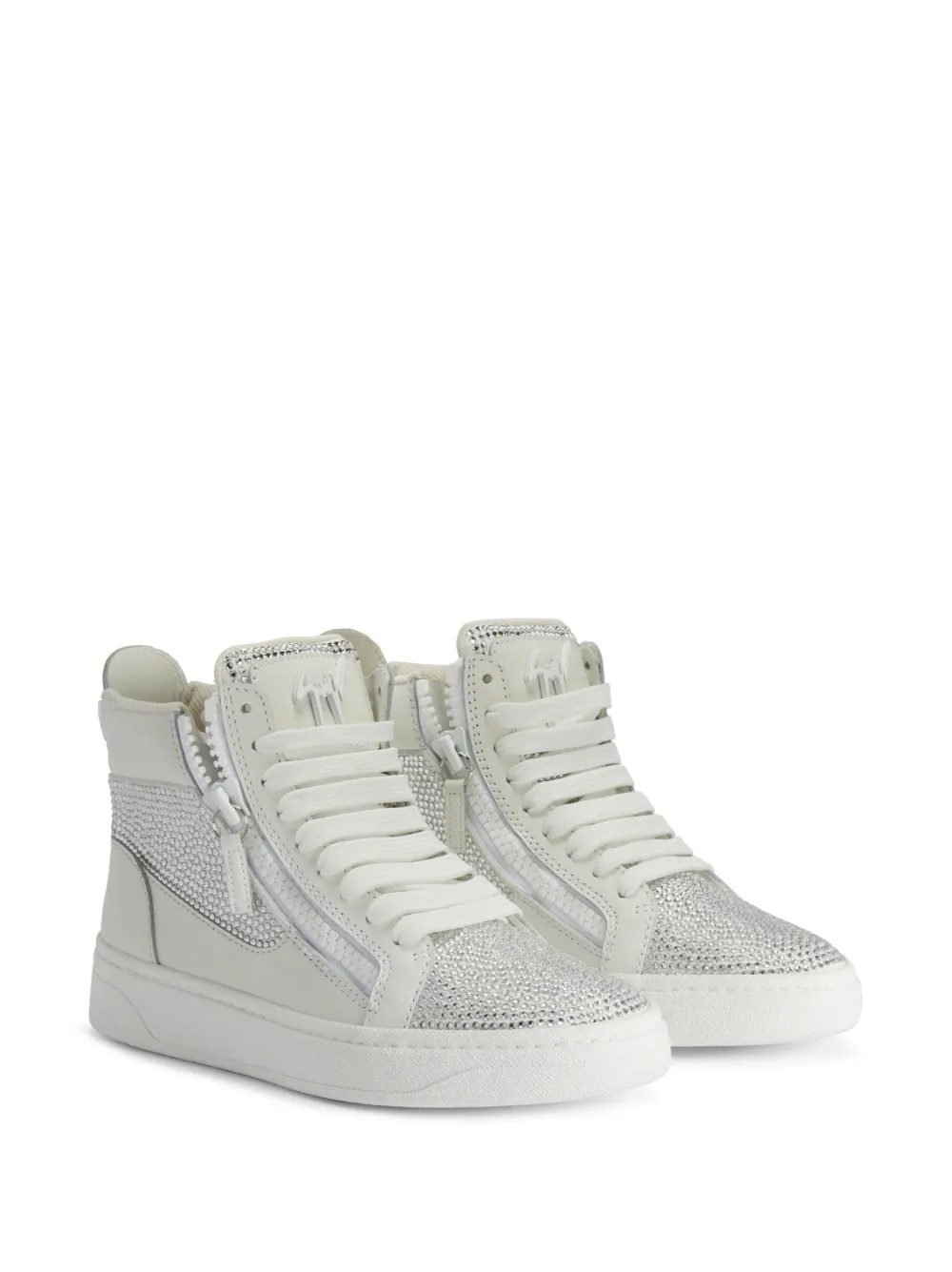 Giuseppe Zanotti crystal-embellished high-top sneakers | High-Tops | Image 2