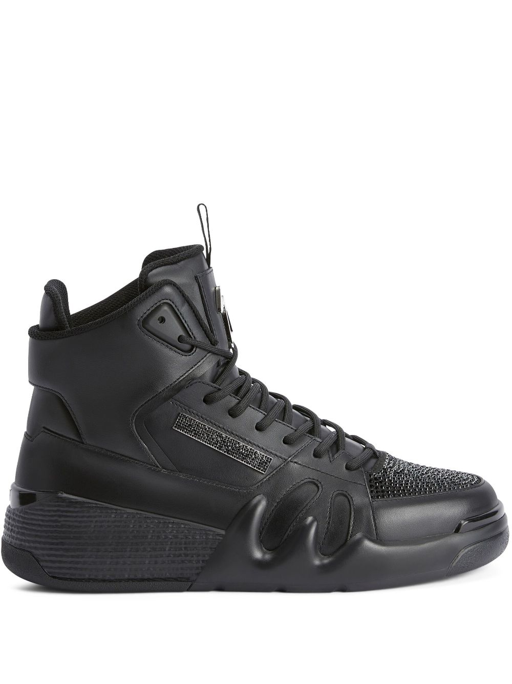 Giuseppe Zanotti Talon hi-tops leather sneakers - Black