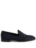 Giuseppe Zanotti Marthinique crystal-embellished loafers - Blue