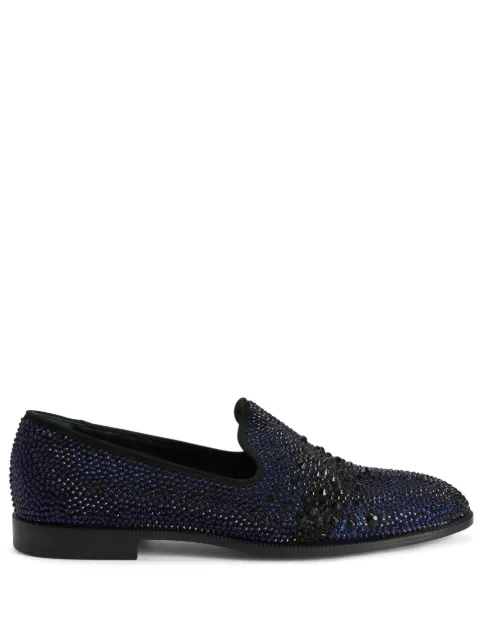 Giuseppe Zanotti Marthinique crystal-embellished loafers